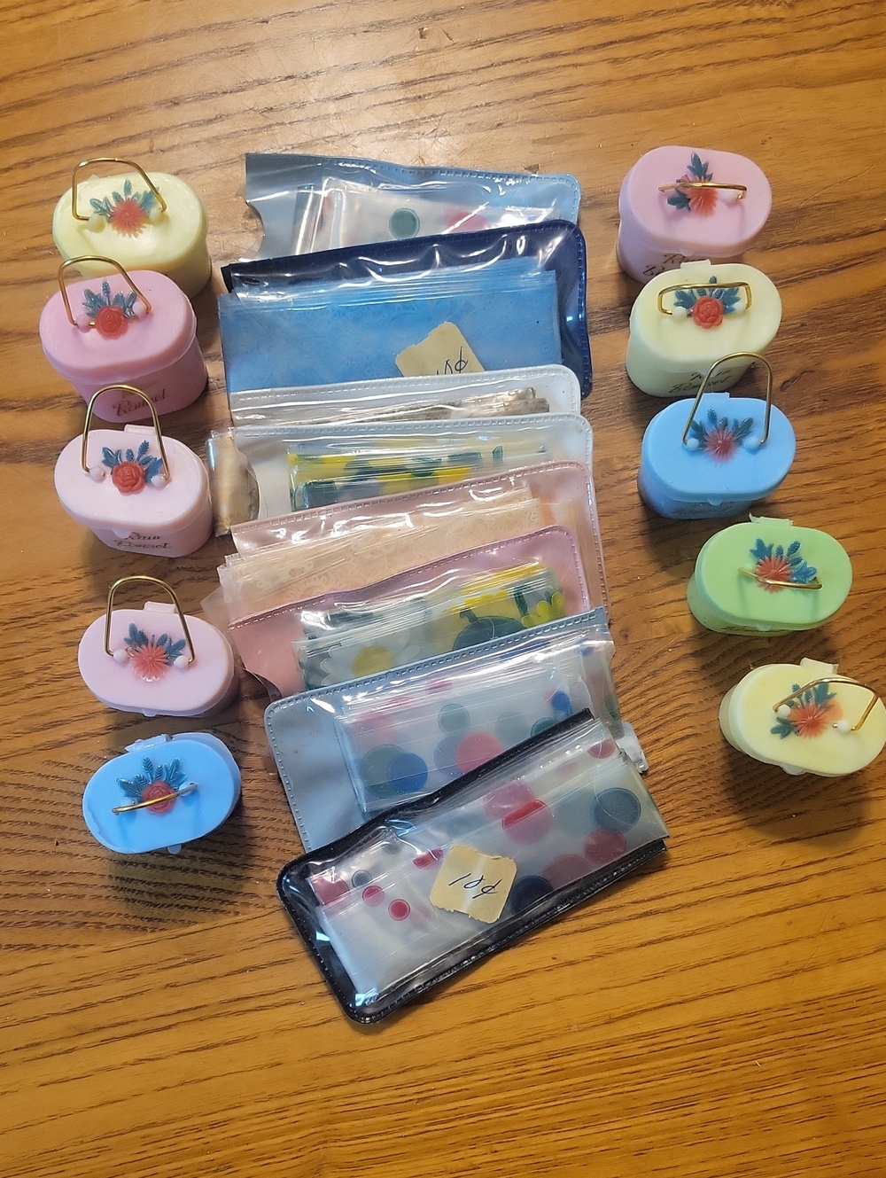 Vintage Rain Bonnets Set Of 18